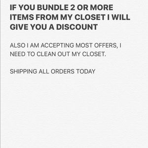 HUGE SALE. ACCEPTING MOST OFFERS